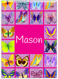 Thumbnail for Personalized Butterfly Journal VII - Pink Background - Front View