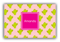 Thumbnail for Personalized Cactus / Succulent Canvas Wrap & Photo Print IX - Cactus Pattern II - Front View