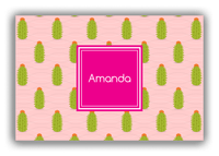 Thumbnail for Personalized Cactus / Succulent Canvas Wrap & Photo Print IX - Cactus Pattern IX - Front View