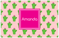 Thumbnail for Personalized Cactus / Succulent Placemat IX - Cactus Pattern I -  View