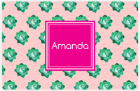 Thumbnail for Personalized Cactus / Succulent Placemat IX - Cactus Pattern IV -  View