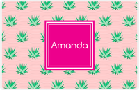 Thumbnail for Personalized Cactus / Succulent Placemat IX - Cactus Pattern VIII -  View