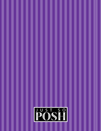 Thumbnail for Personalized Cats Notebook XII - Purple Background - Cat IV - Back View
