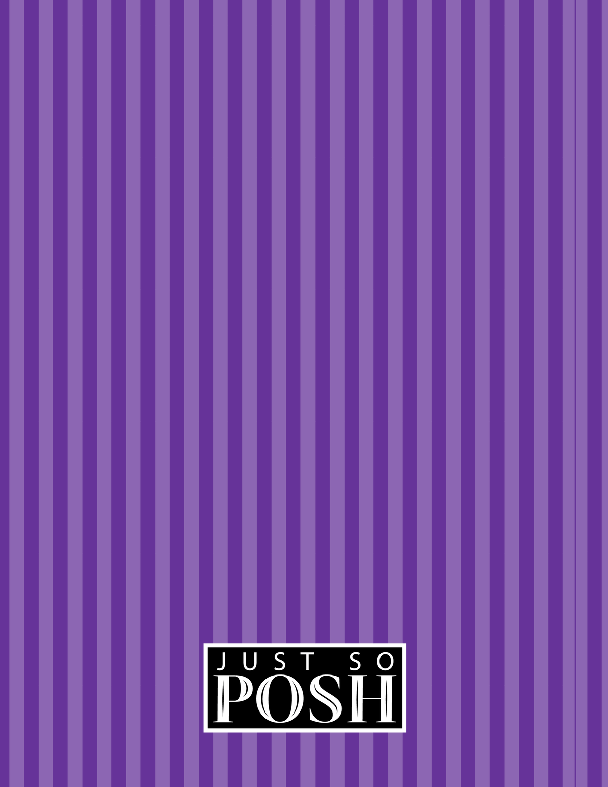 Personalized Cats Notebook XII - Purple Background - Cat VI - Back View