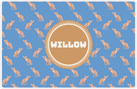 Thumbnail for Personalized Cats Placemat VI - Blue Background - Cat IV -  View