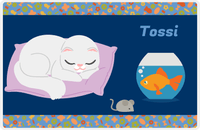 Thumbnail for Personalized Cats Placemat VII - Fish Bowl - Cat VI -  View