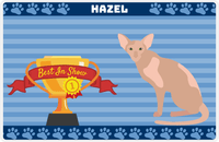 Thumbnail for Personalized Cats Placemat VIII - Best In Show - Cat IV -  View