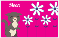 Thumbnail for Personalized Cats Placemat X - Pink Background - Cat V -  View
