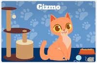 Thumbnail for Personalized Cats Placemat XIII - Cat Toys - Cat VII -  View