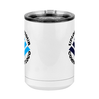 Thumbnail for Personalized Coffee Mug Tumbler with Handle (15 oz) - Upload Your Logo - Front View