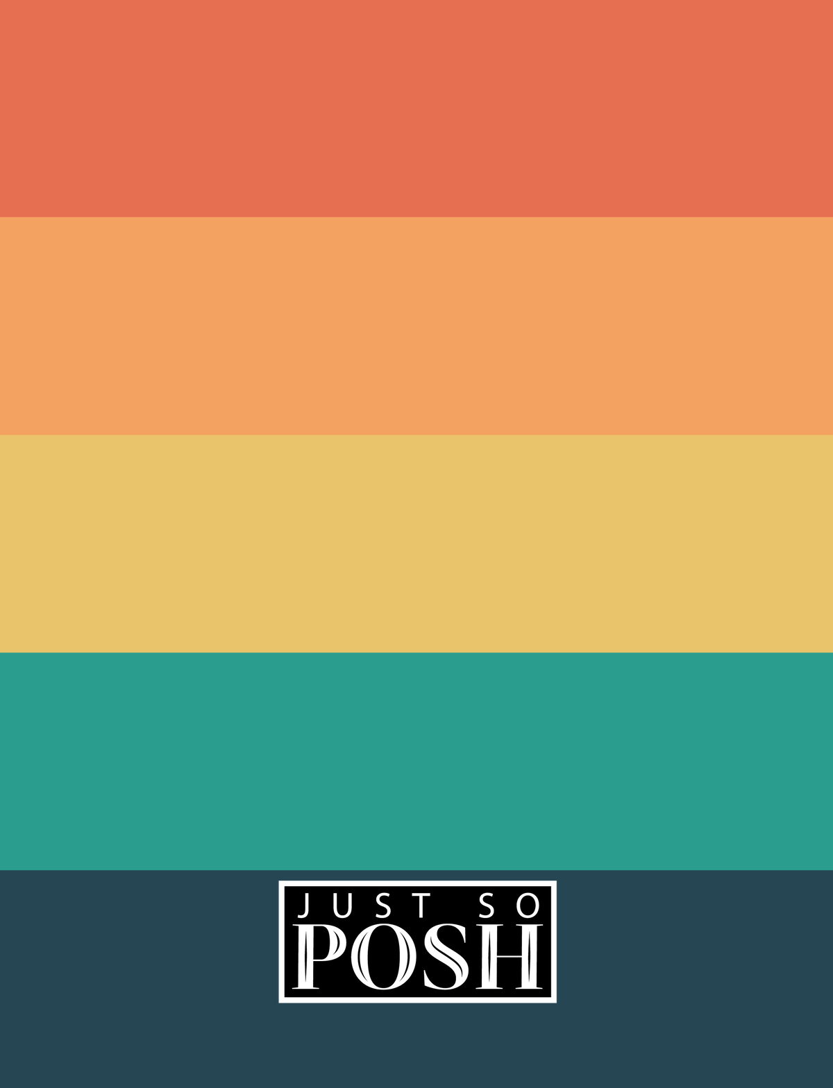 Personalized Color Block Notebook - Back View