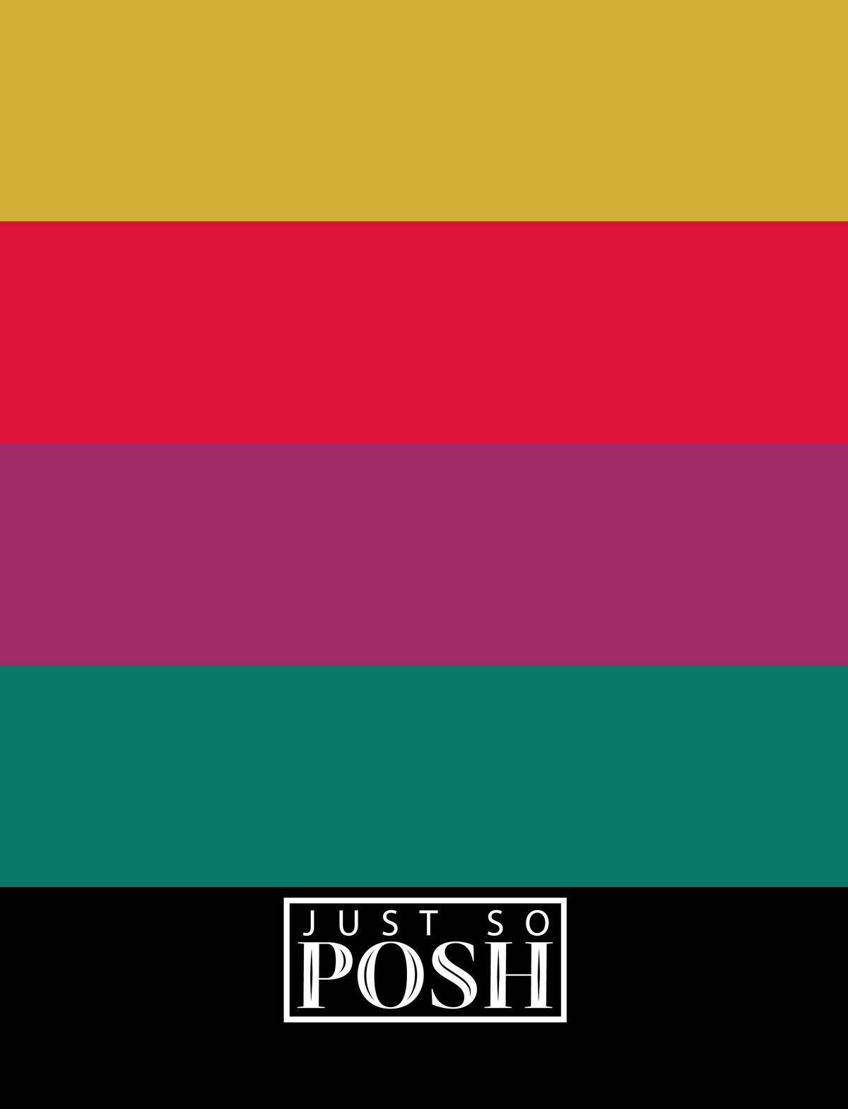 Personalized Color Block Notebook - Back View