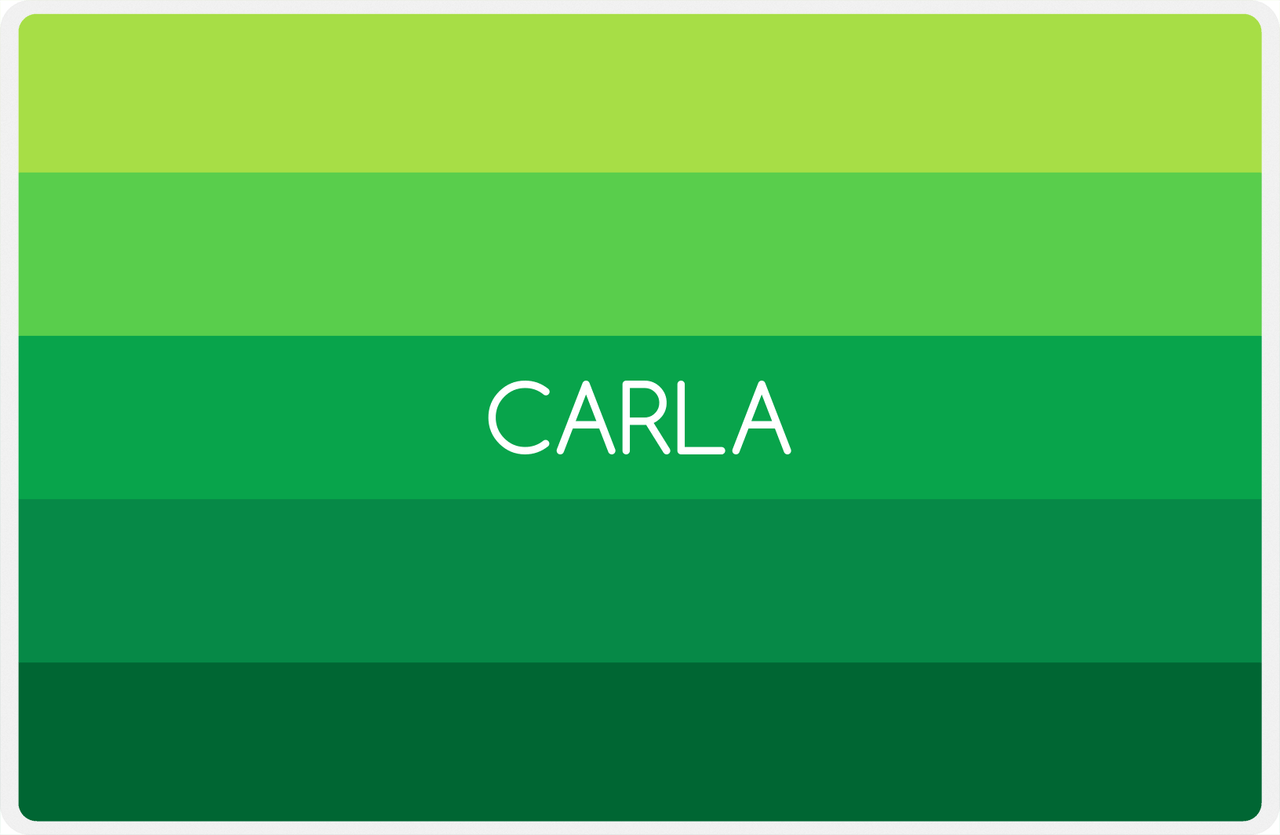 Personalized Color Block Placemat -  View