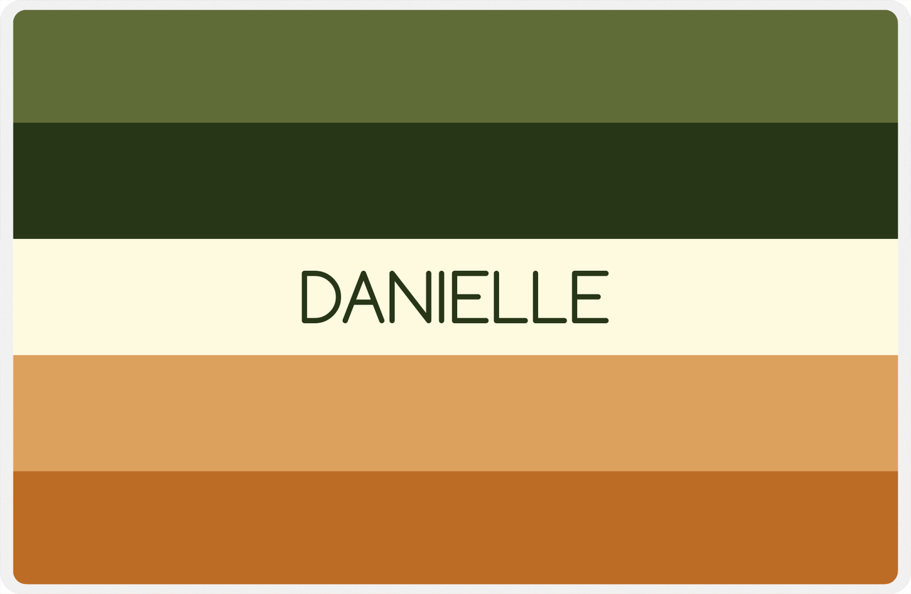 Personalized Color Block Placemat -  View