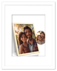 Thumbnail for Custom Cartoon Style Poster Prints - Turn Your Photos into Personalized Wall Art for Family, Pet, Wedding Pictures, Unique Poster Gifts for Birthday, Dog Lovers, Keepsake Home Decor, Special Photo Art - Front View