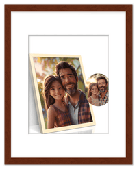 Thumbnail for Custom Cartoon Style Poster Prints - Turn Your Photos into Personalized Wall Art for Family, Pet, Wedding Pictures, Unique Poster Gifts for Birthday, Dog Lovers, Keepsake Home Decor, Special Photo Art - Front View