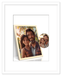 Thumbnail for Custom Cartoon Style Poster Prints - Turn Your Photos into Personalized Wall Art for Family, Pet, Wedding Pictures, Unique Poster Gifts for Birthday, Dog Lovers, Keepsake Home Decor, Special Photo Art - Front View