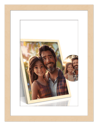 Thumbnail for Custom Cartoon Style Poster Prints - Turn Your Photos into Personalized Wall Art for Family, Pet, Wedding Pictures, Unique Poster Gifts for Birthday, Dog Lovers, Keepsake Home Decor, Special Photo Art - Front View