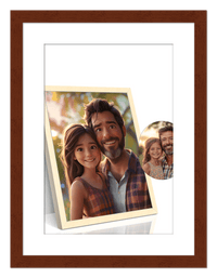 Thumbnail for Custom Cartoon Style Poster Prints - Turn Your Photos into Personalized Wall Art for Family, Pet, Wedding Pictures, Unique Poster Gifts for Birthday, Dog Lovers, Keepsake Home Decor, Special Photo Art - Front View