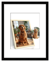 Thumbnail for Custom Cartoon Style Poster Prints - Turn Your Photos into Personalized Wall Art for Family, Pet, Wedding Pictures, Unique Poster Gifts for Birthday, Dog Lovers, Keepsake Home Decor, Special Photo Art - Front View