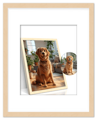 Thumbnail for Custom Cartoon Style Poster Prints - Turn Your Photos into Personalized Wall Art for Family, Pet, Wedding Pictures, Unique Poster Gifts for Birthday, Dog Lovers, Keepsake Home Decor, Special Photo Art - Front View