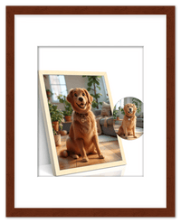 Thumbnail for Custom Cartoon Style Poster Prints - Turn Your Photos into Personalized Wall Art for Family, Pet, Wedding Pictures, Unique Poster Gifts for Birthday, Dog Lovers, Keepsake Home Decor, Special Photo Art - Front View