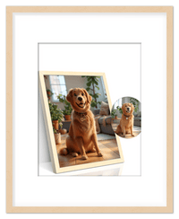 Thumbnail for Custom Cartoon Style Poster Prints - Turn Your Photos into Personalized Wall Art for Family, Pet, Wedding Pictures, Unique Poster Gifts for Birthday, Dog Lovers, Keepsake Home Decor, Special Photo Art - Front View