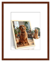 Thumbnail for Custom Cartoon Style Poster Prints - Turn Your Photos into Personalized Wall Art for Family, Pet, Wedding Pictures, Unique Poster Gifts for Birthday, Dog Lovers, Keepsake Home Decor, Special Photo Art - Front View