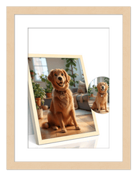 Thumbnail for Custom Cartoon Style Poster Prints - Turn Your Photos into Personalized Wall Art for Family, Pet, Wedding Pictures, Unique Poster Gifts for Birthday, Dog Lovers, Keepsake Home Decor, Special Photo Art - Front View