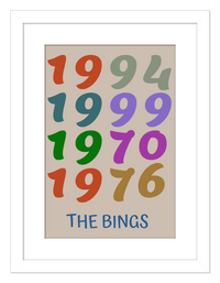 Thumbnail for Customized Year Poster Family Wall Art – Personalized Birthday Print, Special Keepsake, Meaningful Decorative Display, Unique Gift, Customizable Piece, Home Decor, Living Room Accent, Hanging Prints - Front View