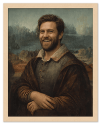 Thumbnail for Custom Renaissance Portrait from Photo with Pet or Child - Personalized Traditional Wall Art, Turn Your Picture into a Timeless Masterpiece, Vintage Home Decor for Living Room, Museum Style Poster - Front View