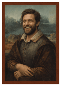 Thumbnail for Custom Renaissance Portrait from Photo with Pet or Child - Personalized Traditional Wall Art, Turn Your Picture into a Timeless Masterpiece, Vintage Home Decor for Living Room, Museum Style Poster - Front View