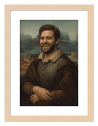 Thumbnail for Custom Renaissance Portrait from Photo with Pet or Child - Personalized Traditional Wall Art, Turn Your Picture into a Timeless Masterpiece, Vintage Home Decor for Living Room, Museum Style Poster - Front View