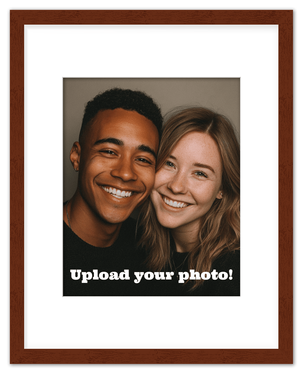Custom Wall Art Decor Photo Print - Upload Your Portrait - Front View