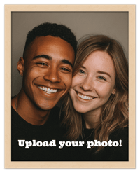 Thumbnail for Custom Wall Art Decor Photo Print - Upload Your Portrait - Front View