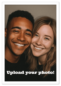 Thumbnail for Custom Wall Art Decor Photo Print - Upload Your Portrait - Front View