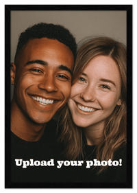 Thumbnail for Custom Wall Art Decor Photo Print - Upload Your Portrait - Front View