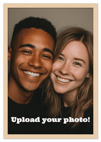 Thumbnail for Custom Wall Art Decor Photo Print - Upload Your Portrait - Front View