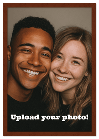 Thumbnail for Custom Wall Art Decor Photo Print - Upload Your Portrait - Front View