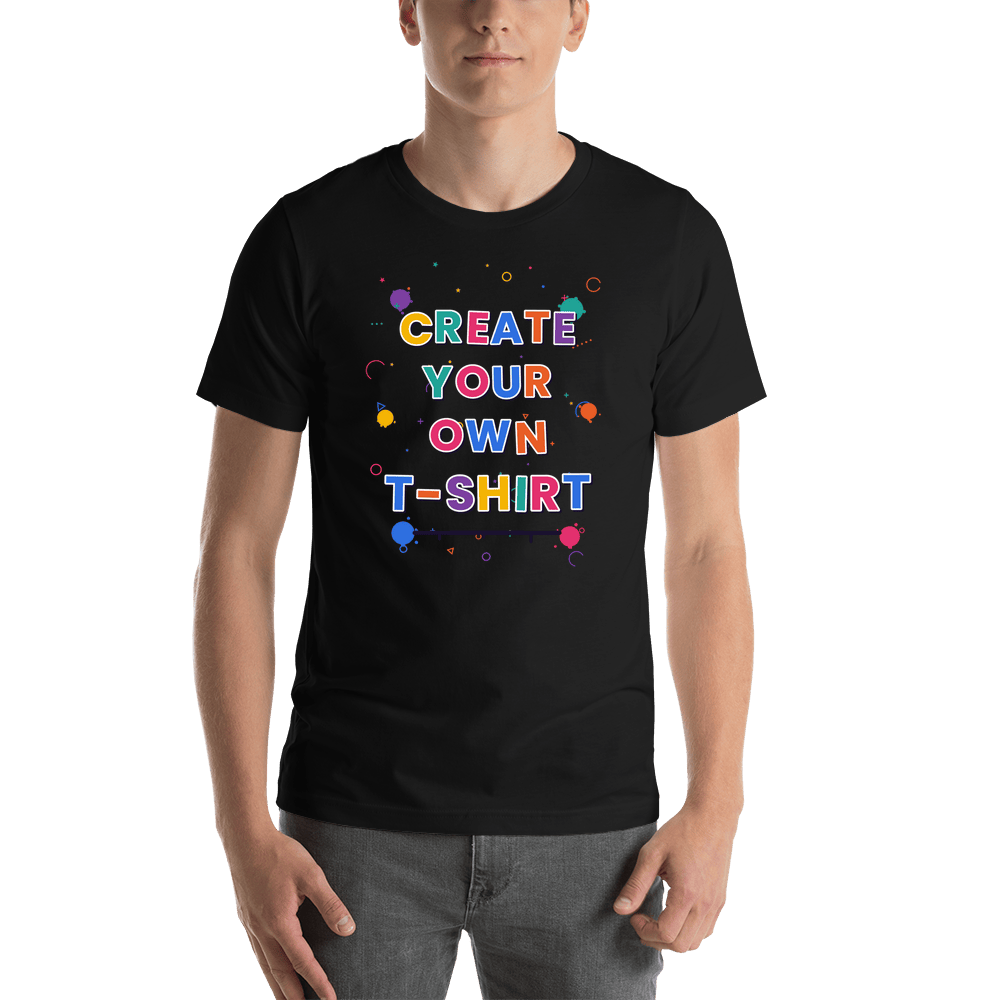 Custom T-Shirt - Black - Create Your Own Personalized T-Shirt - Shirt View