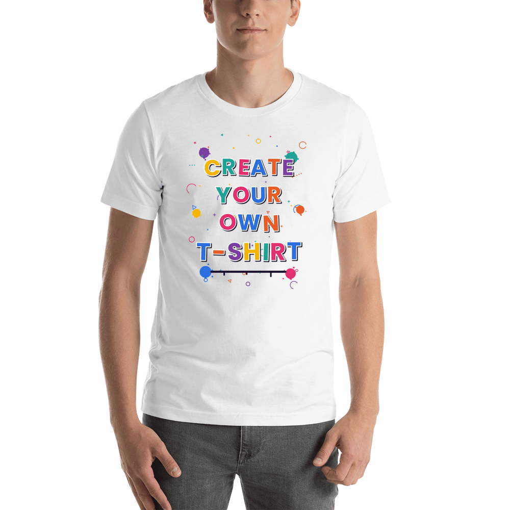Custom T-Shirt - White - Create Your Own Personalized T-Shirt - Shirt View