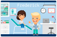 Thumbnail for Personalized Doctors & Nurses Placemat II - Check Up - Blond Boy -  View