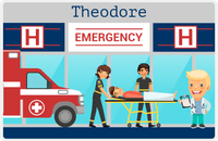 Thumbnail for Personalized Doctors & Nurses Placemat VIII - Emergency Room - Blond Boy -  View