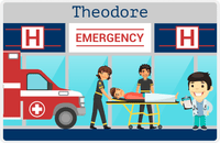 Thumbnail for Personalized Doctors & Nurses Placemat VIII - Emergency Room - Asian Boy -  View