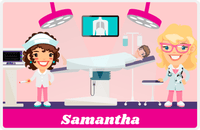 Thumbnail for Personalized Doctors & Nurses Placemat XI - Pre-Op Room - Blonde Girl -  View