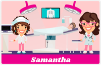 Thumbnail for Personalized Doctors & Nurses Placemat XI - Pre-Op Room - Brunette Girl -  View