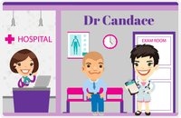 Thumbnail for Personalized Doctors & Nurses Placemat XIII - Reception Area - Asian Girl -  View