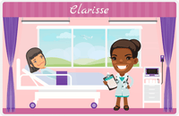 Thumbnail for Personalized Doctors & Nurses Placemat XV - Recovery Room - Black Girl II -  View