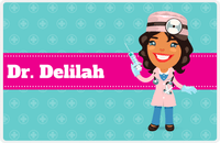 Thumbnail for Personalized Doctors & Nurses Placemat XVIII - Black Girl I -  View