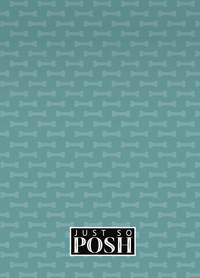 Thumbnail for Personalized Dogs Journal XVI - Teal Background - Bull Terrier - Back View